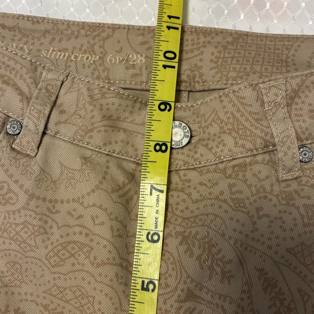 Talbots Petite Curvy Slim Cropped Jeans - Picture 6 of 13